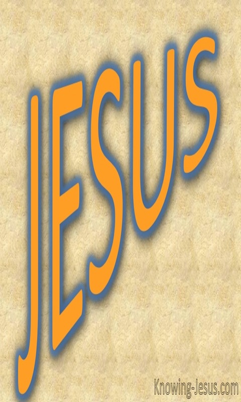 JESUS - (orange)